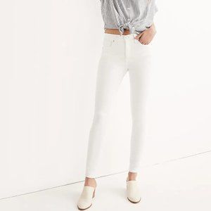 Madewell White Skinny Jeans